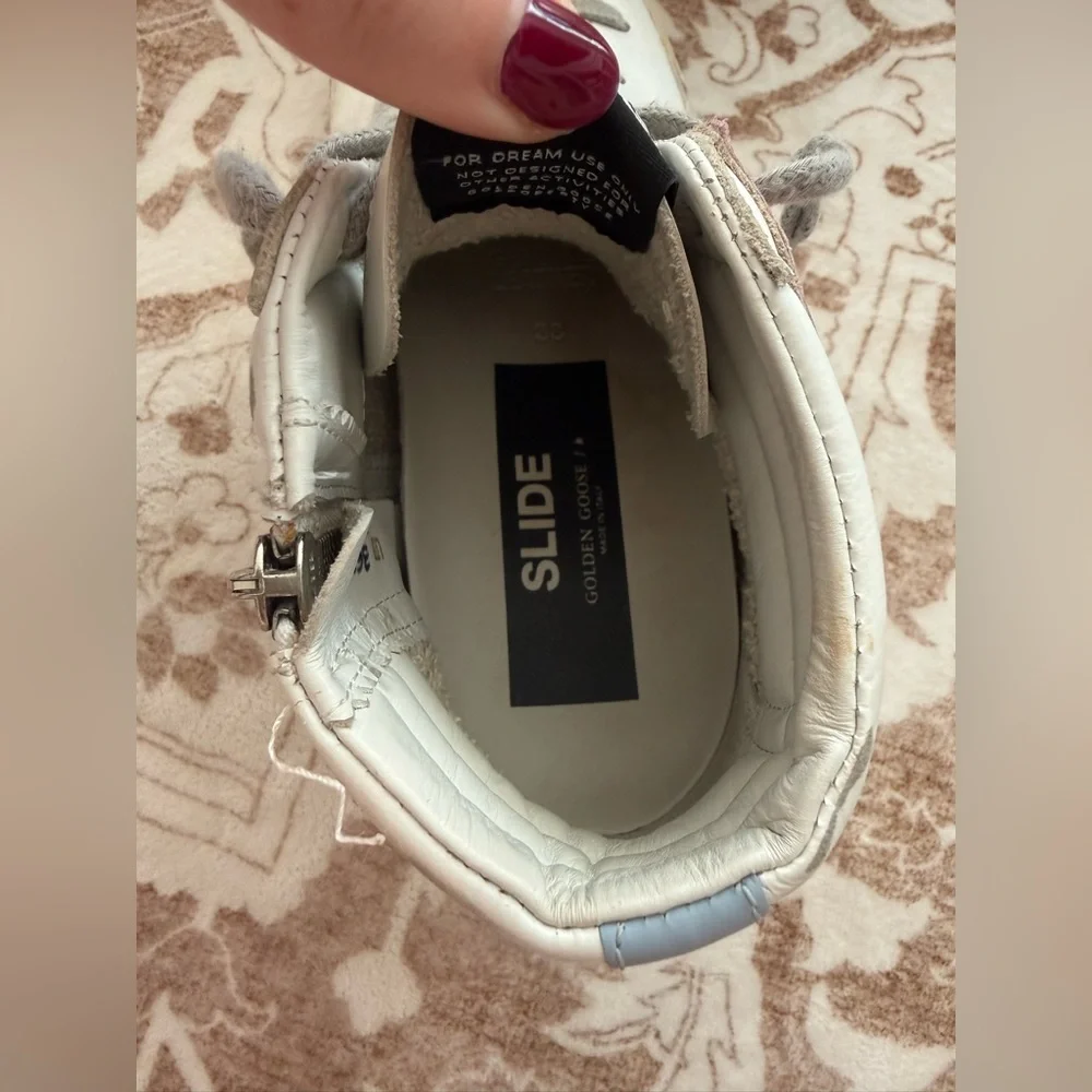 Women's Golden Goose Classic Slide High Top Sneakers - Picture 8 of 16